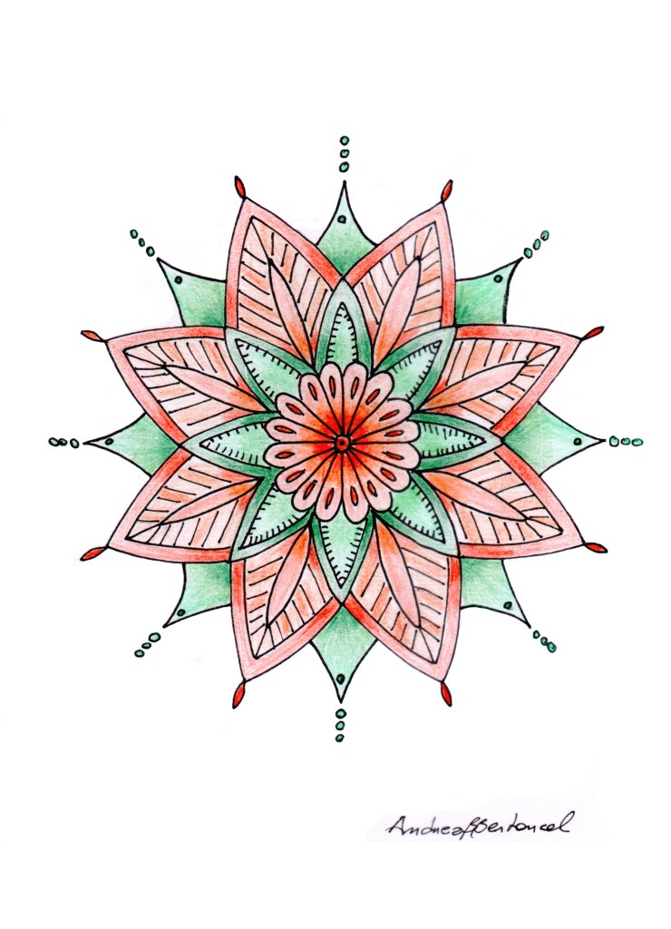 Mandala energética vibracional para transmitir confiança